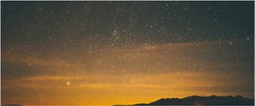 Egy csillagos ég képe (120x50 cm)