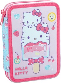 Hello Kitty Cupcake tolltartó töltött 2 emeletes