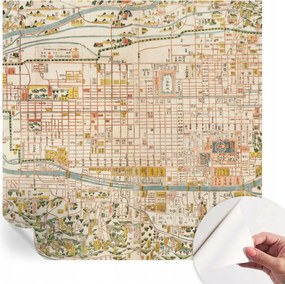 Design fali fotótapéta öntapadós antik térkép 250x250 cm