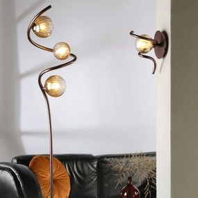 ONLI - Állólámpa FRIDA 3xG9/10W/230V réz