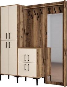 Berlin ABC - Walnut, Cream