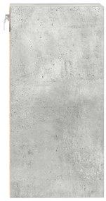 betonszürke szerelt fa függő szekrény 40x29,5x60 cm