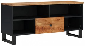 tömör akácfa és szerelt fa TV-szekrény 100 x 33 x 46 cm