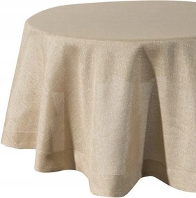 Kerek Abrosz 150 cm-es arany étkező dekorációs asztalterítő