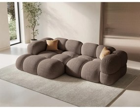 Barna sarokkanapé (bal oldali-heverő résszel) Loretto – Cosmopolitan Design