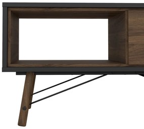 Sötétbarna dohányzóasztal 48x102 cm Ry – Tvilum