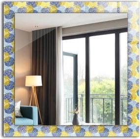Fürdőszoba tükör hálószoba nappali nyomott mintával Színes virágmintás 60x60
