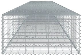 horganyzott vas gabion kosár fedéllel 700 x 100 x 50 cm