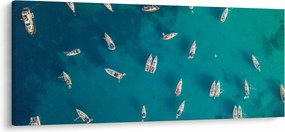 Kép - Vitorlások (120x50 cm)
