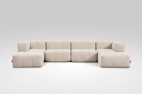 6 Teiliges Modulares Sofa – Beige