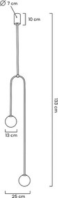 King Home MOOSEE LOW MSE010100261 Függőlámpa 2x5W/G9 IP20
