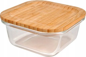 Ételtároló Doboz Fedéllel üveg 0,8 l Nagy