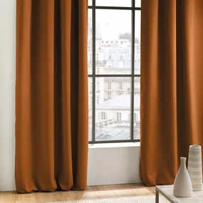 Terrakotta színű sötétítő függöny 135x240 cm Occult – douceur d'intérieur