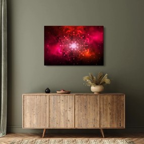 Piros absztrakció képe (90x60 cm)