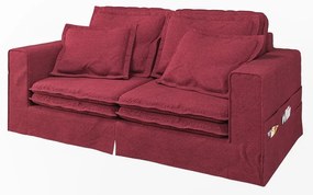 Piros kanapé 196 cm Nora – Ropez