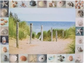 Fali kép Utazás a tengerpartra LED időzítővel 30 x 40 cm