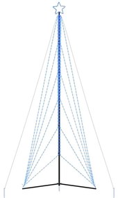 kék LED karácsonyfa 861 LED 478 cm