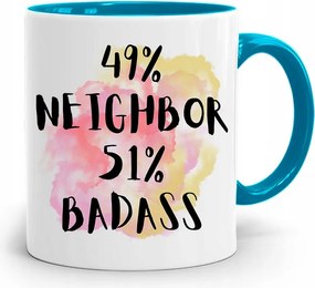 Szomszédnak Kék Ajándék Bögre fényképes nyomtatással