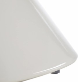 Dohányzóasztalok, 2 db-os szett, fehér márvány/fehér/arany, acél, MABUZ