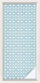 Ablakfólia öntapadós Adatvédelem Kék díszek 50x116