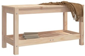 tömör fenyőfa kerti pad 82,5x35x45 cm