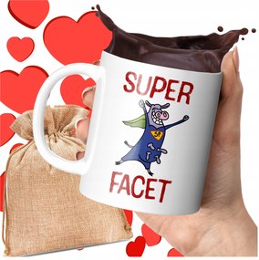 Bögre Szuper Srác Vicces Ajándék Neki Nyomtatott Valentin Napi Ajándék