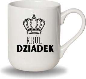 Bögre Fehér Coffee Vicces Ajándék Nagypapa Nap Király Nagypapa