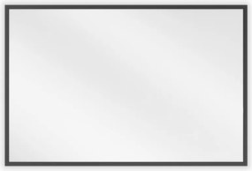 Mexen Loft téglalap alakú fürdőszobai tükör 60 x 40 cm, fekete keret - 9852-060-040-000-70