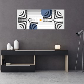 Kép - Minimalista absztrakció N⁰3 (120x50 cm)