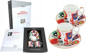 Kpl. 2 csésze eszpresszó Wassily Kandinsky, Muses (carmani)