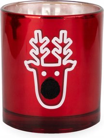 Karácsonyi illatgyertya üvegben karácsonyi rénszarvas Frosted vanília Homla
