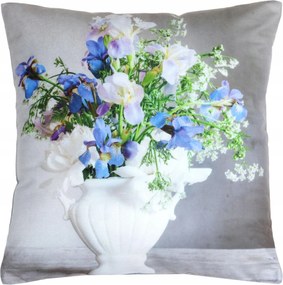 Dekoratív párnahuzat 40x40 Virágok