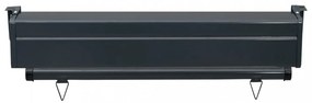 fekete erkély oldalnapellenző 85 x 250 cm