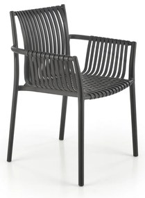 Lamar étkezőszék, fekete