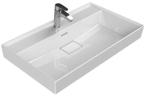 CeraStyle SHARP - porcelán mosdókagyló - 80 x 48 cm