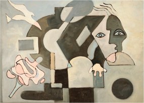 Kép - kubizmus (70x50 cm)
