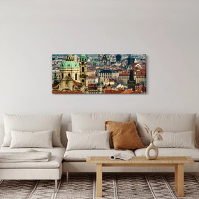 Kép - Prágai panoráma (120x50 cm)