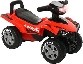 HOMCOM Pedál nélküli Quad 18-36 hónapos gyermekek számára ATV Fénnyel, Haranggal és Titkos Tárolóhellyel 60x31x42 cm Piros | Aosom