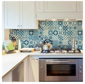 Wall Decal Cement Tiles Riana 60 db-os falmatrica szett, 10 x 10 cm - Ambiance