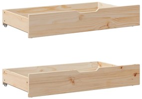 tömör fenyőfa kanapéágy fiókokkal 80 x 200 cm