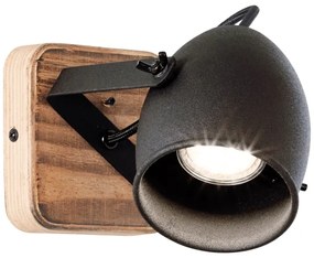 Brilliant CROWTON fali spotlámpa 1xGU10/6W/230V, fenyő