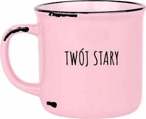 Bögre Rózsaszín Retro Ajándék Vicces Anyák Napja Régi