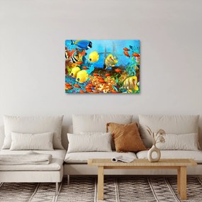 Kép - színes korallzátony (70x50 cm)
