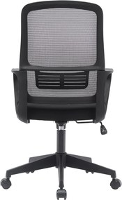 Irodai szék, szürke/fekete, SALOMO TYP 3