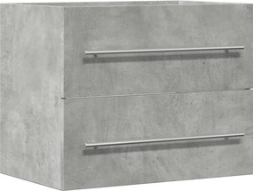 vidaXL betonszürke szerelt fa mosdószekrény 60 x 38,5 x 48 cm