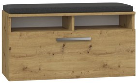 Shannan Riva cipősszekrény, 85x46x35 cm, tölgy