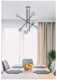 Csillár rúdon PAKSOS 6xG9/5W/230V fekete