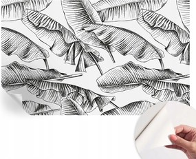 Öntapadós fotótapéta a konyhába Mosható Banán levelek 416x254 cm