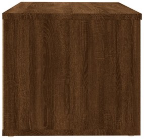 barna tölgyszínű szerelt fa TV-szekrény 80x34x30 cm