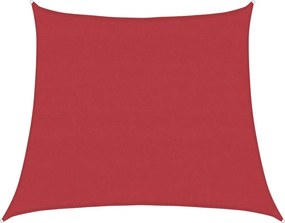 vidaXL piros HDPE napvitorla 160 g/m² 4/5 x 4 m